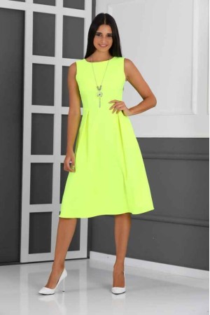 159820 TOPTAN SARI ELBİSE