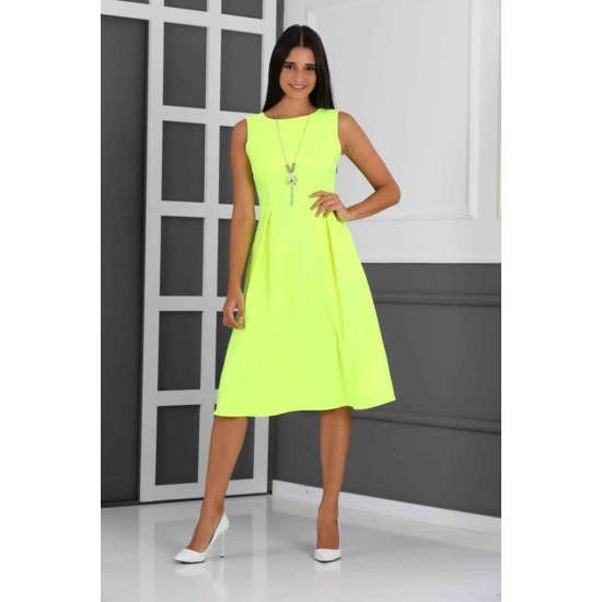 159820 TOPTAN SARI ELBİSE