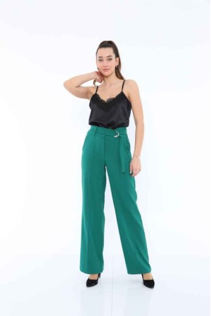 159832 TOPTAN ZÜMRÜT YEŞİL PANTOLON