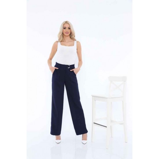 159834 Navy blue TROUSERS