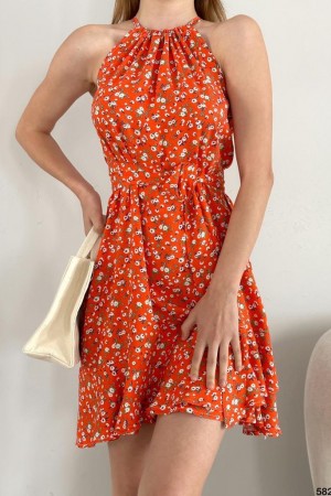 159839 TOPTAN DESENLİ ELBİSE