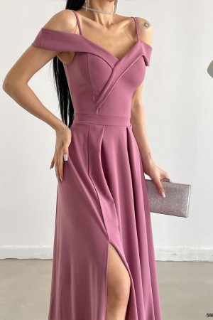 159845 dried rose Evening dress