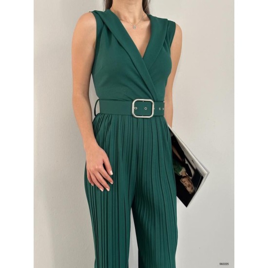 159867 Emerald Green OVERALLS