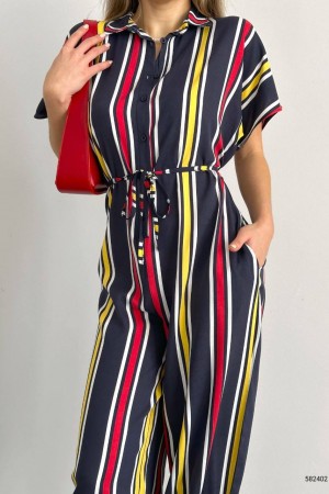 159876 patterned OVERALLS
