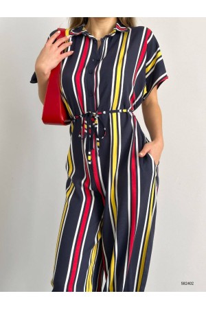 159876 patterned OVERALLS