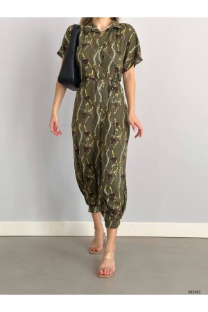 159878 patterned OVERALLS