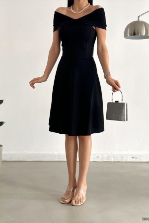 159896 black Evening dress