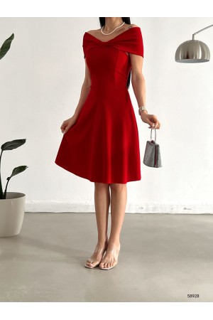 159897 TOPTAN KIRMIZI ABİYE