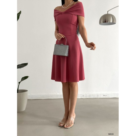 159901 dried rose Evening dress