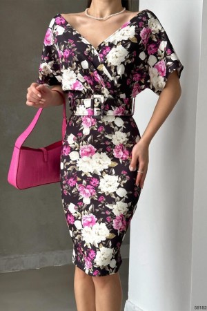 159938 patterned Evening dress