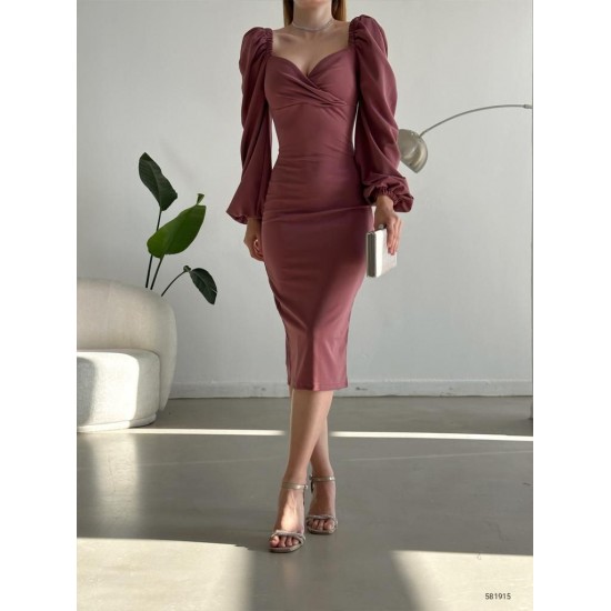 159972 dried rose Evening dress