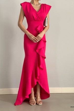 159989 fuchsia Evening dress