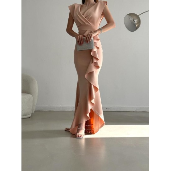 159991 powder Evening dress