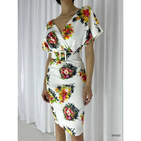 160005 patterned Evening dress