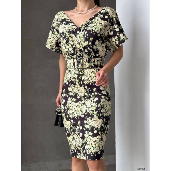 160011 patterned Evening dress