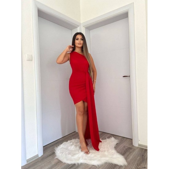 160014 red Evening dress