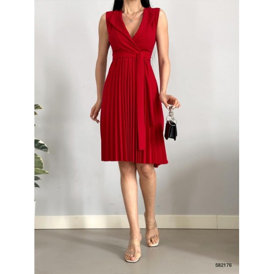 160059 red Evening dress