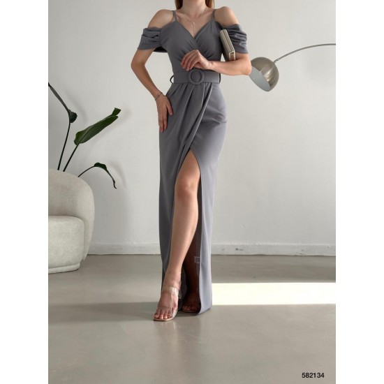 160089 Grey Evening dress