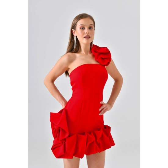 171336 red Evening dress