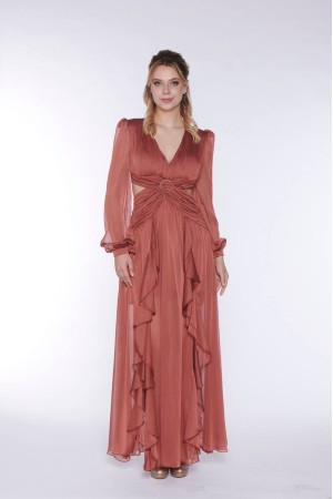 171342 tile Evening dress