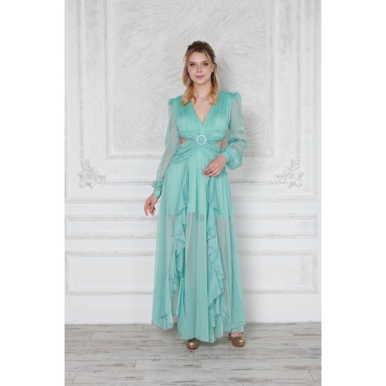 171345 Water is green Evening dress