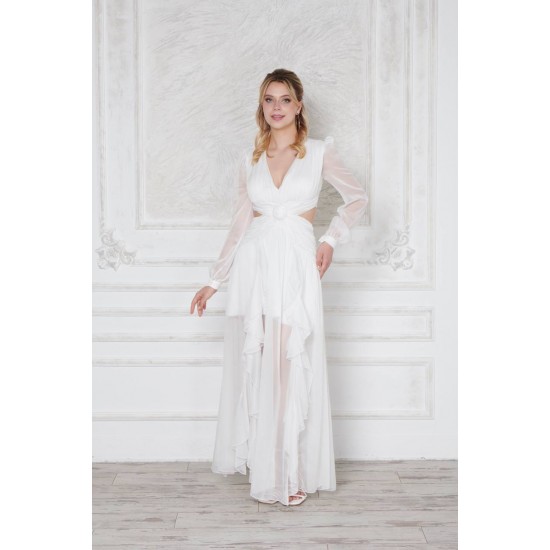 171346 white Evening dress