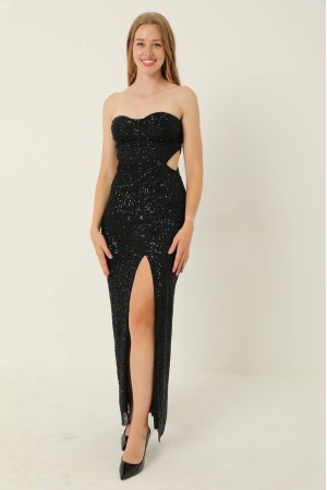 171369 TOPTAN SİYAH ABİYE