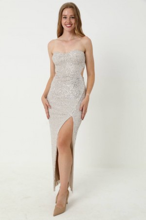 171370 silver Evening dress