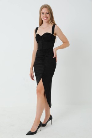 171374 TOPTAN SİYAH ABİYE