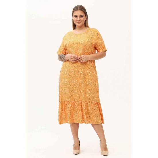 171399 TOPTAN DESENLİ ELBİSE