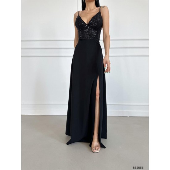 171440 black Evening dress