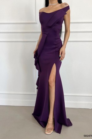 171444 purple Evening dress