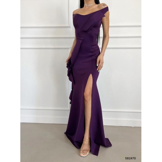 171444 purple Evening dress