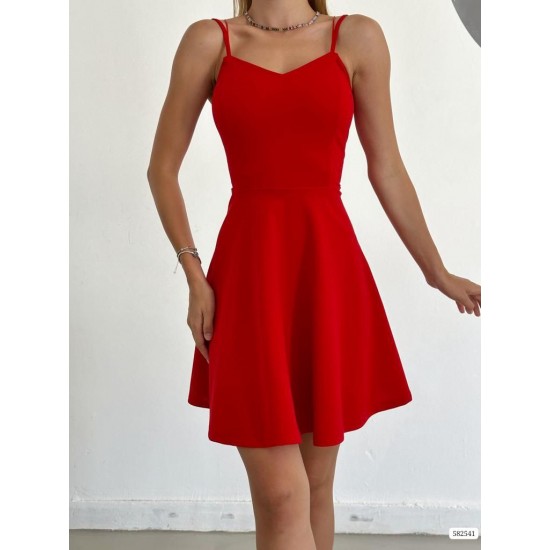 172143 red DRESS