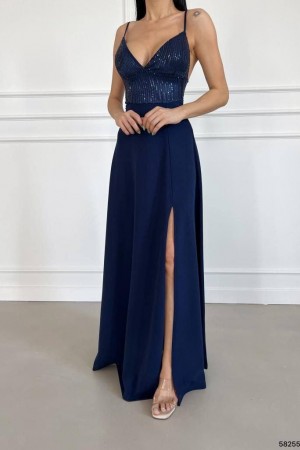 172157 Navy blue Evening dress