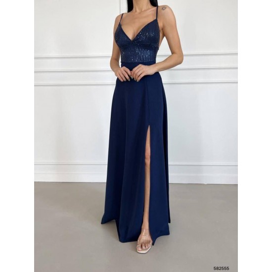 172157 Navy blue Evening dress