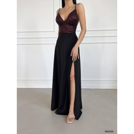 172158 black Evening dress
