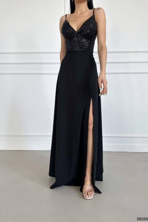 172159 black Evening dress