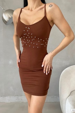 172168 TOPTAN KAHVE ELBİSE