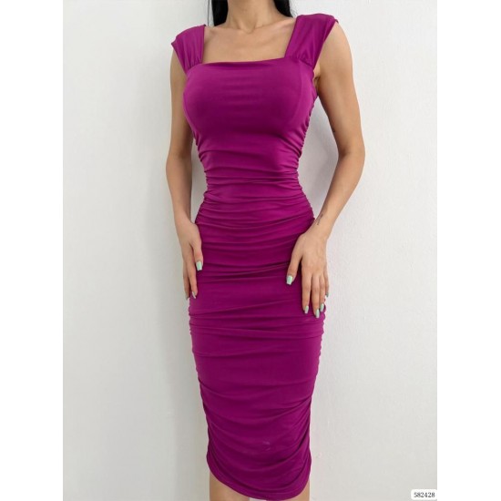 172193 TOPTAN MOR ELBİSE