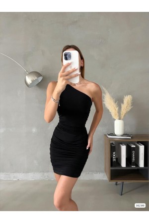 172295 TOPTAN SİYAH ELBİSE