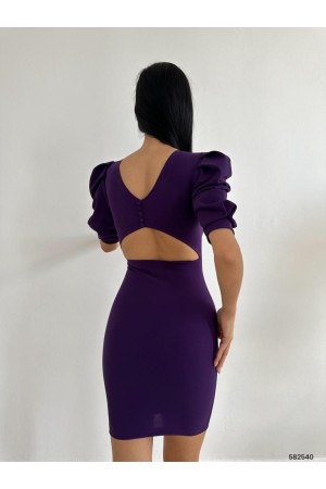 172297 TOPTAN MOR ELBİSE