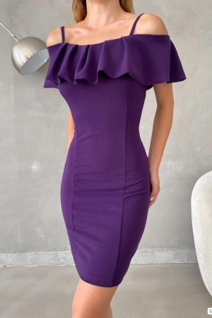 172307 TOPTAN MOR ELBİSE