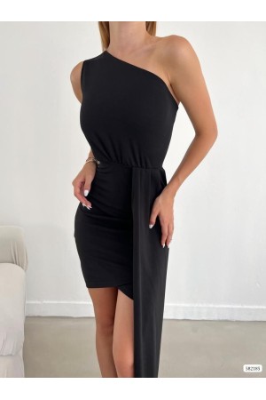 172314 TOPTAN SİYAH ELBİSE