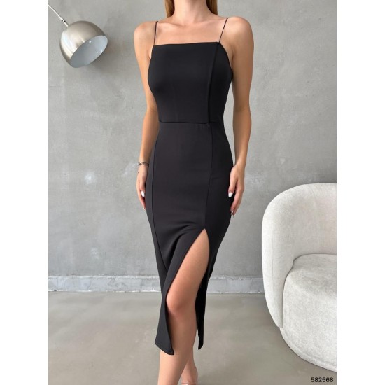 172525 TOPTAN SİYAH ELBİSE