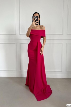 172624 fuchsia Evening dress