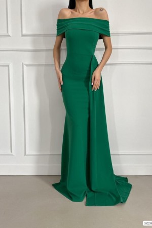 172626 GREEN Evening dress