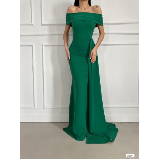172626 GREEN Evening dress