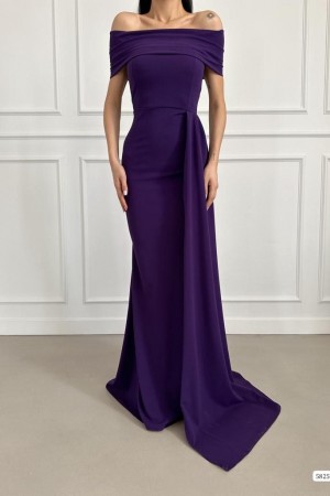 172628 purple Evening dress