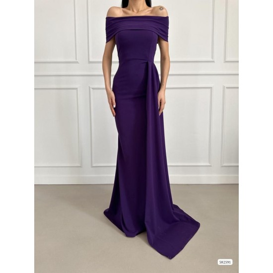 172628 purple Evening dress